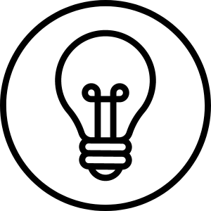 Lightbulb Icon: Training and professional development Just for nonprofit professionals